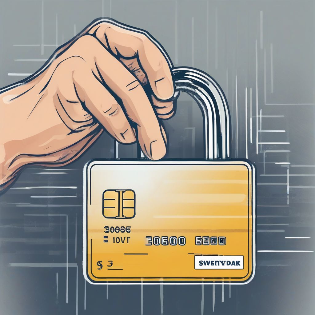 Secured business credit card